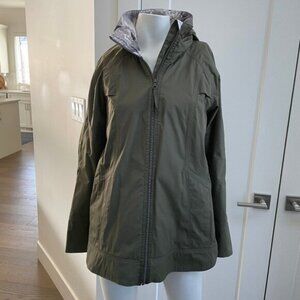 Lululemon Fo Drizzle Fatigue Green Jacket Sz 8